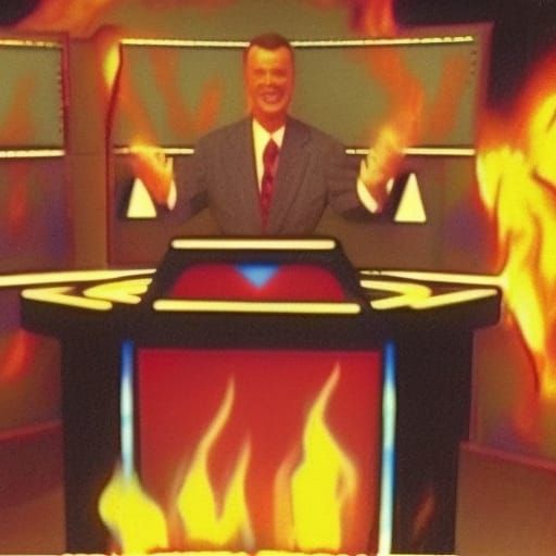 Cursed 90s Game Show Inferno