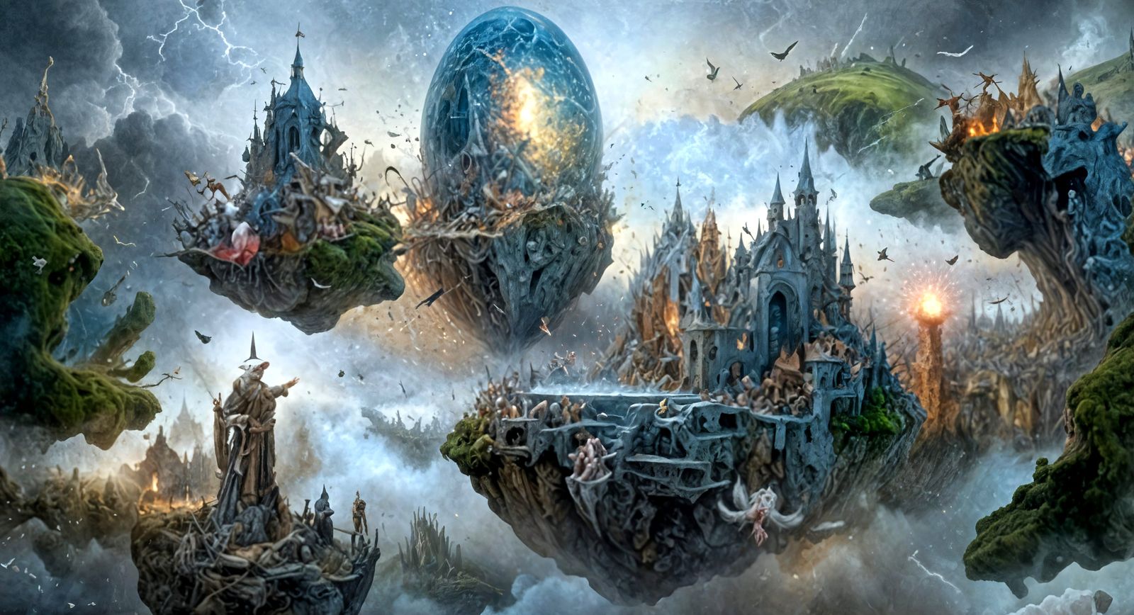 A fiction, in a dream.