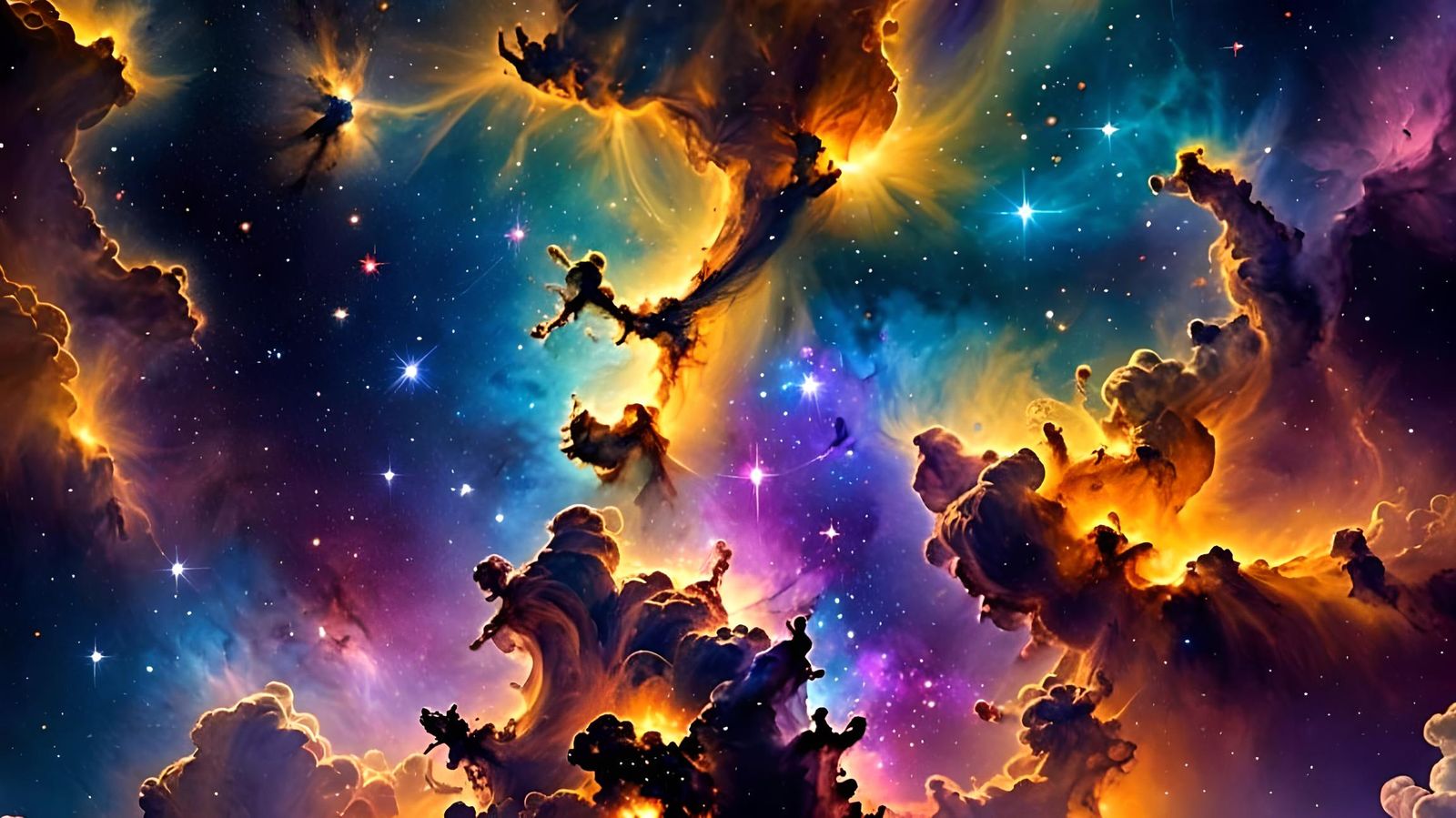 Astrophotography Constellations: AI-Generated Desktop Backgr...