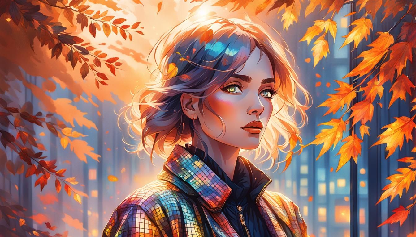 Hyperrealistic Woman in Bold Pose with Anime Aesthetic