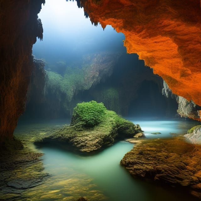 The Cave to fantasy as surreal landscapes painted by Hans-Werner Sahm