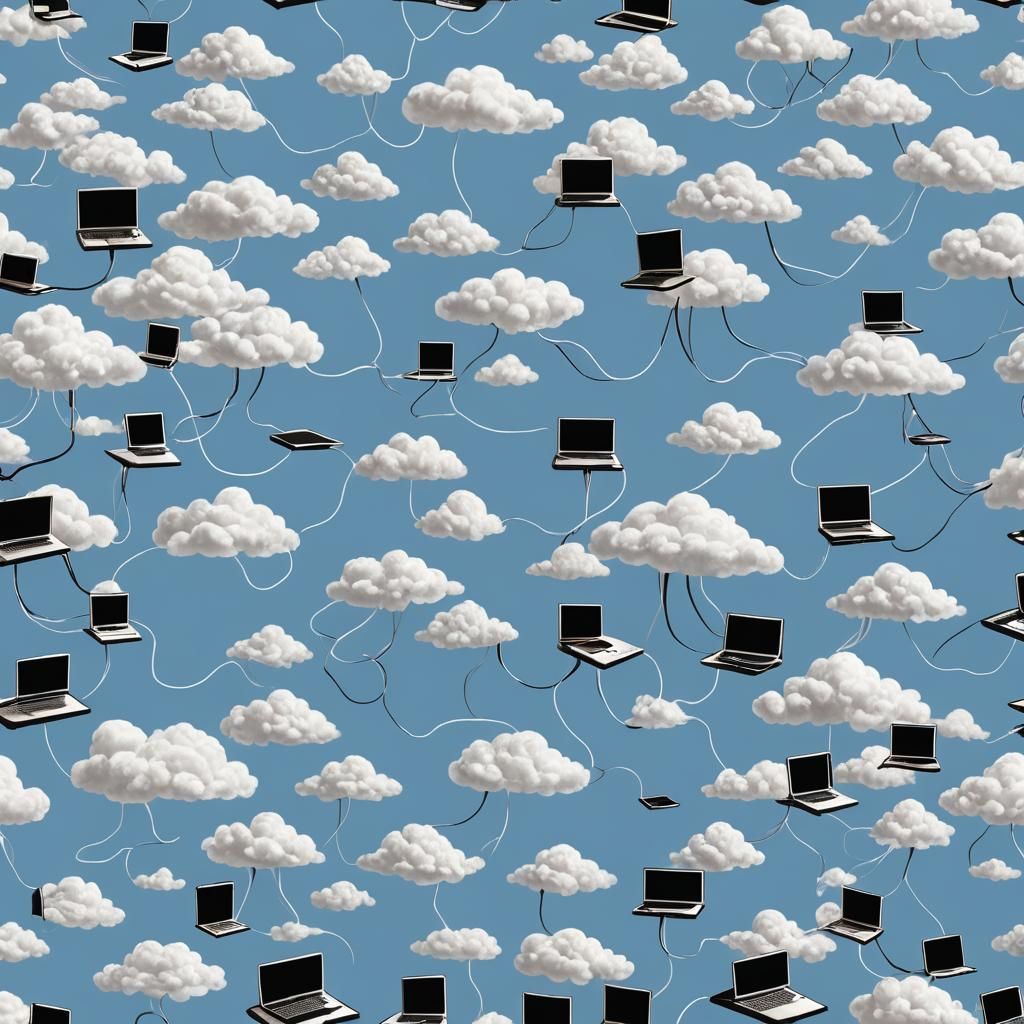 Cloud Computing Network of Interconnected Puzzle Pieces
