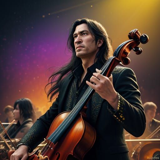 Hyperrealistic Orchestra Concept Art