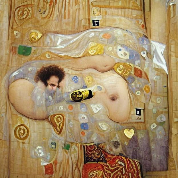 AI Generated Klimt-Style Image