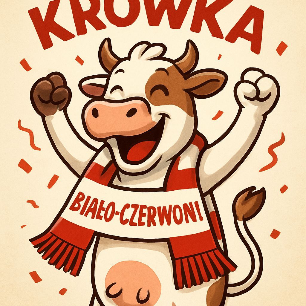 Fan in Red and White Scarf Celebrates Victory