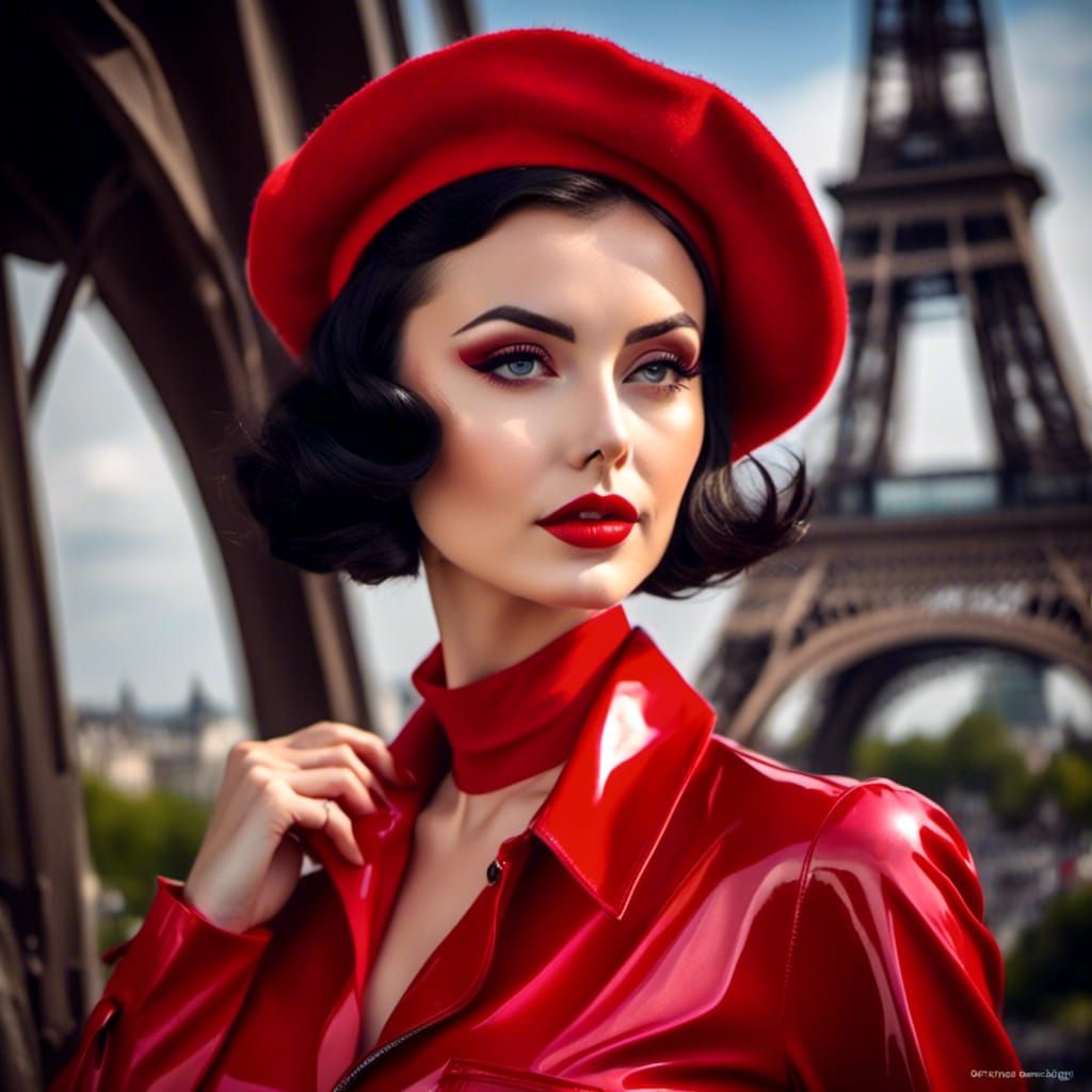 <lora:The shine of latex:1.0>