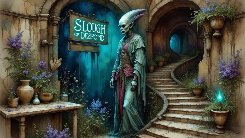 Slippery Alien Embarks on Dreamlike Journey Through Enchante...