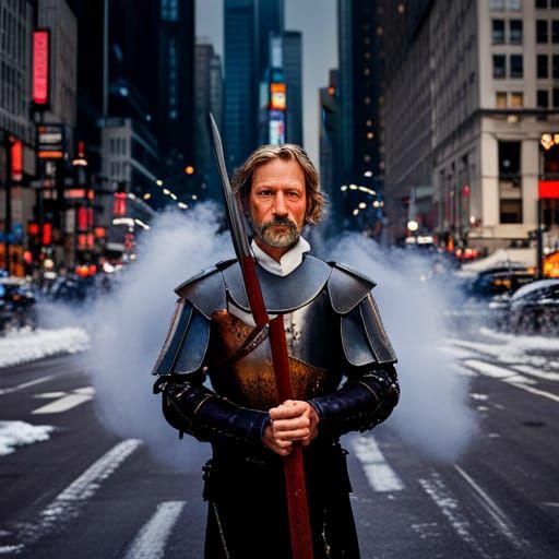 Knight Emerges in New York: Professional Portrait