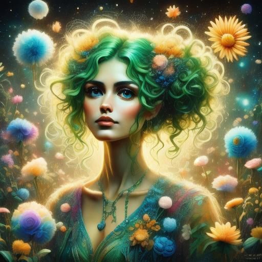 Playful Toddler Portrait with Fairytale Magic