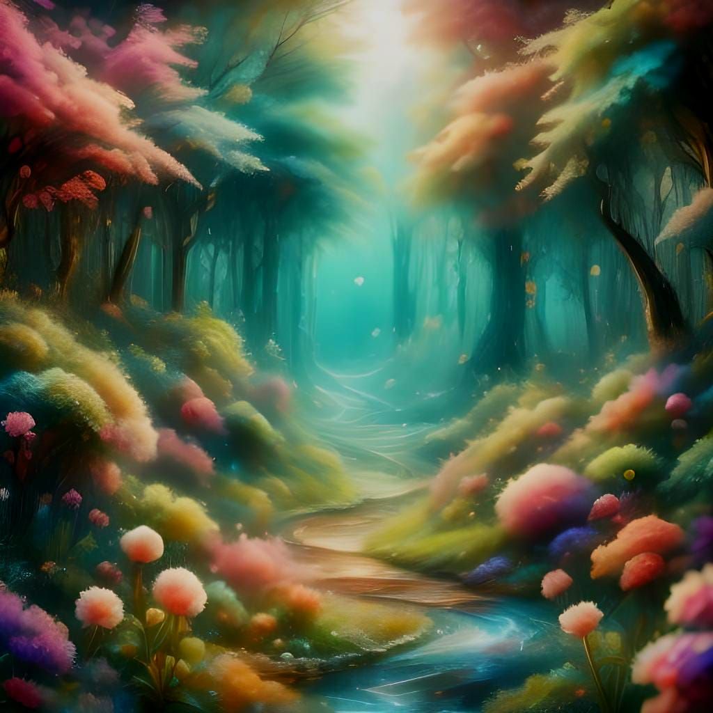 Toddler Portrait in Whimsical Fairy-Tale Style