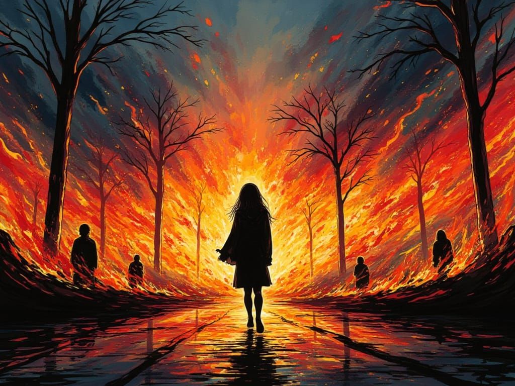 Unjust Revolution Concept Art in Akira Style