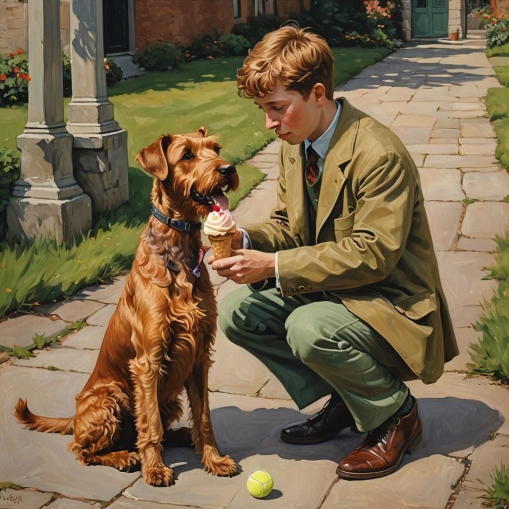 best friends share a treat
