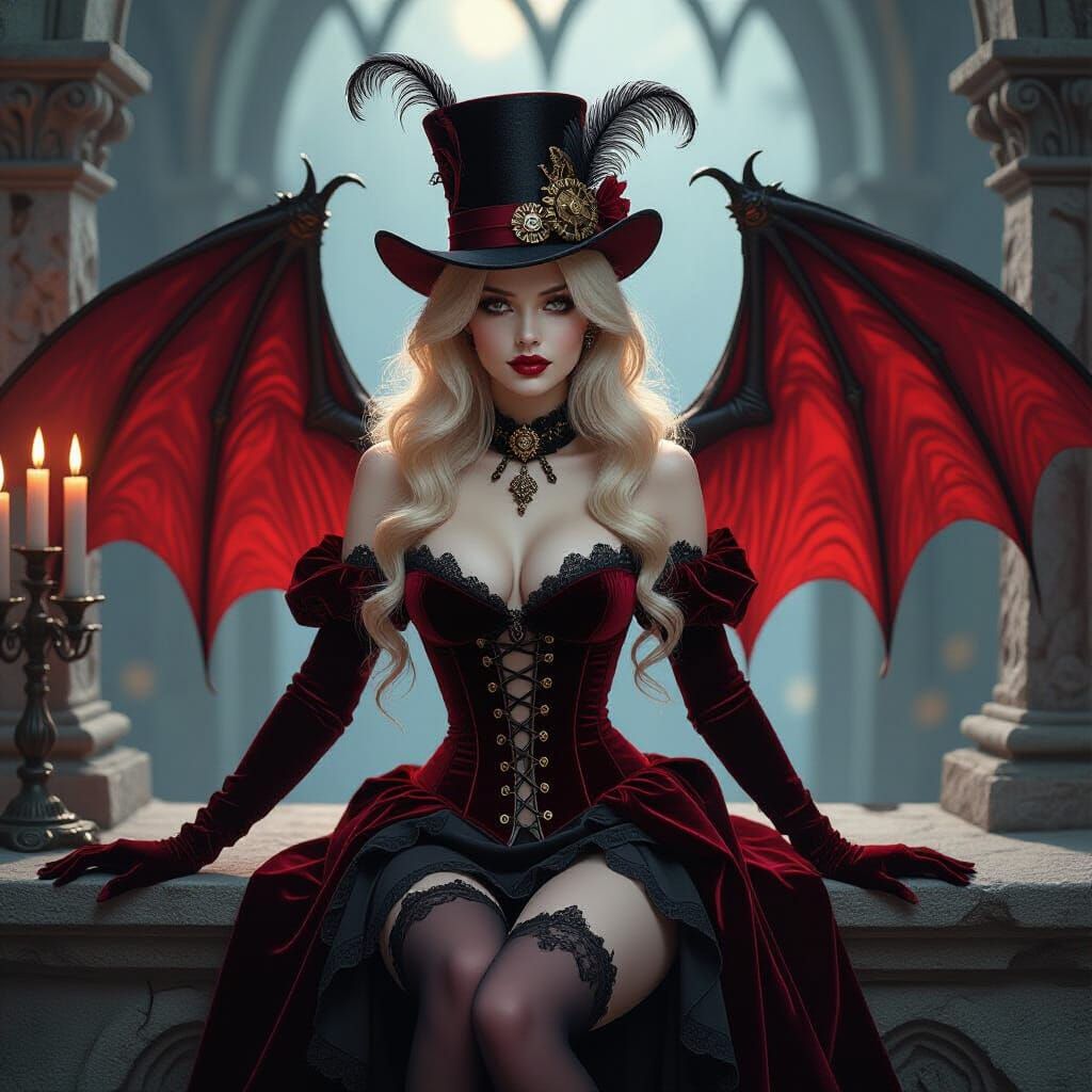 A remix on my favorite prompt with different new Ai models: ...