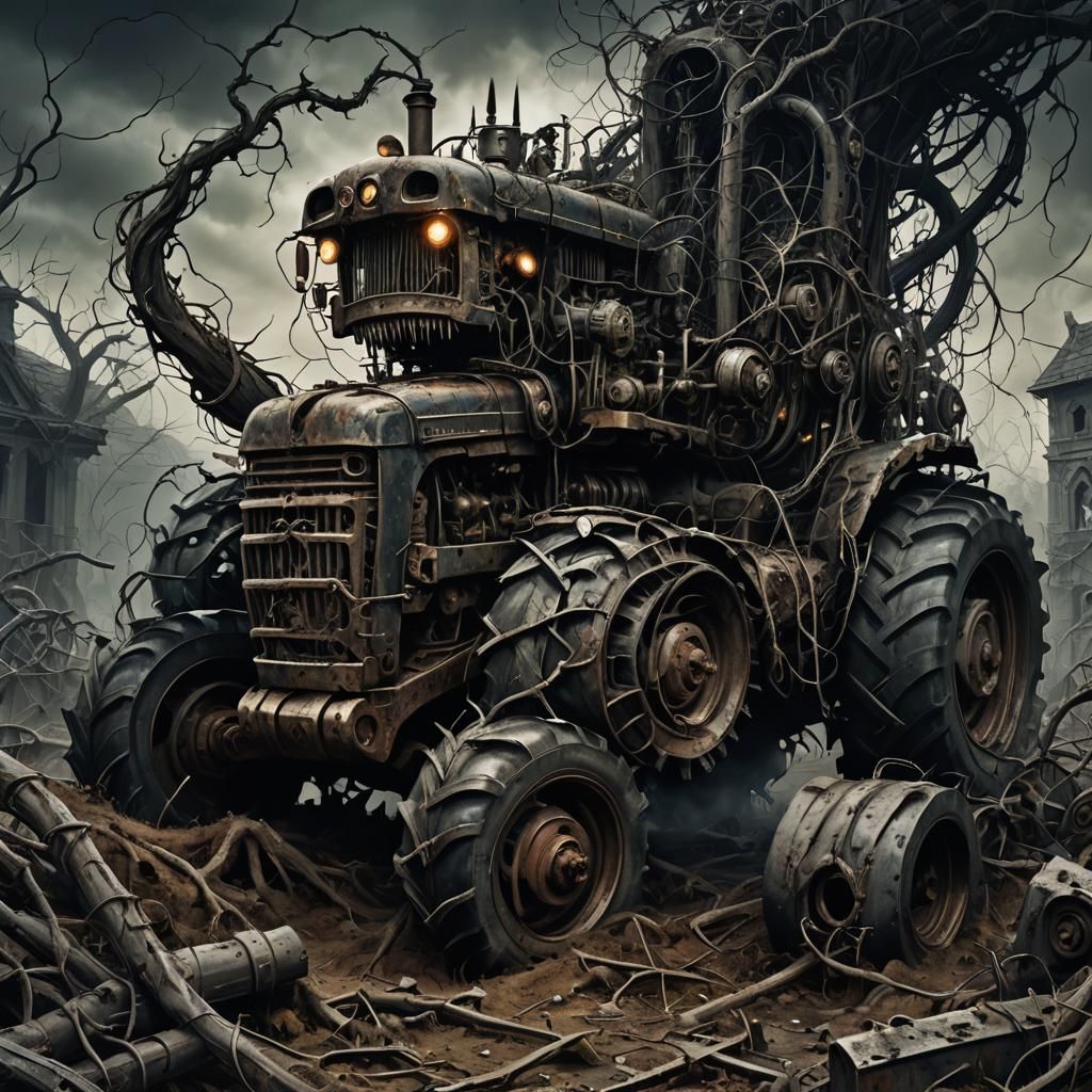 Terrifying Tractor Overflows with Dark Energy