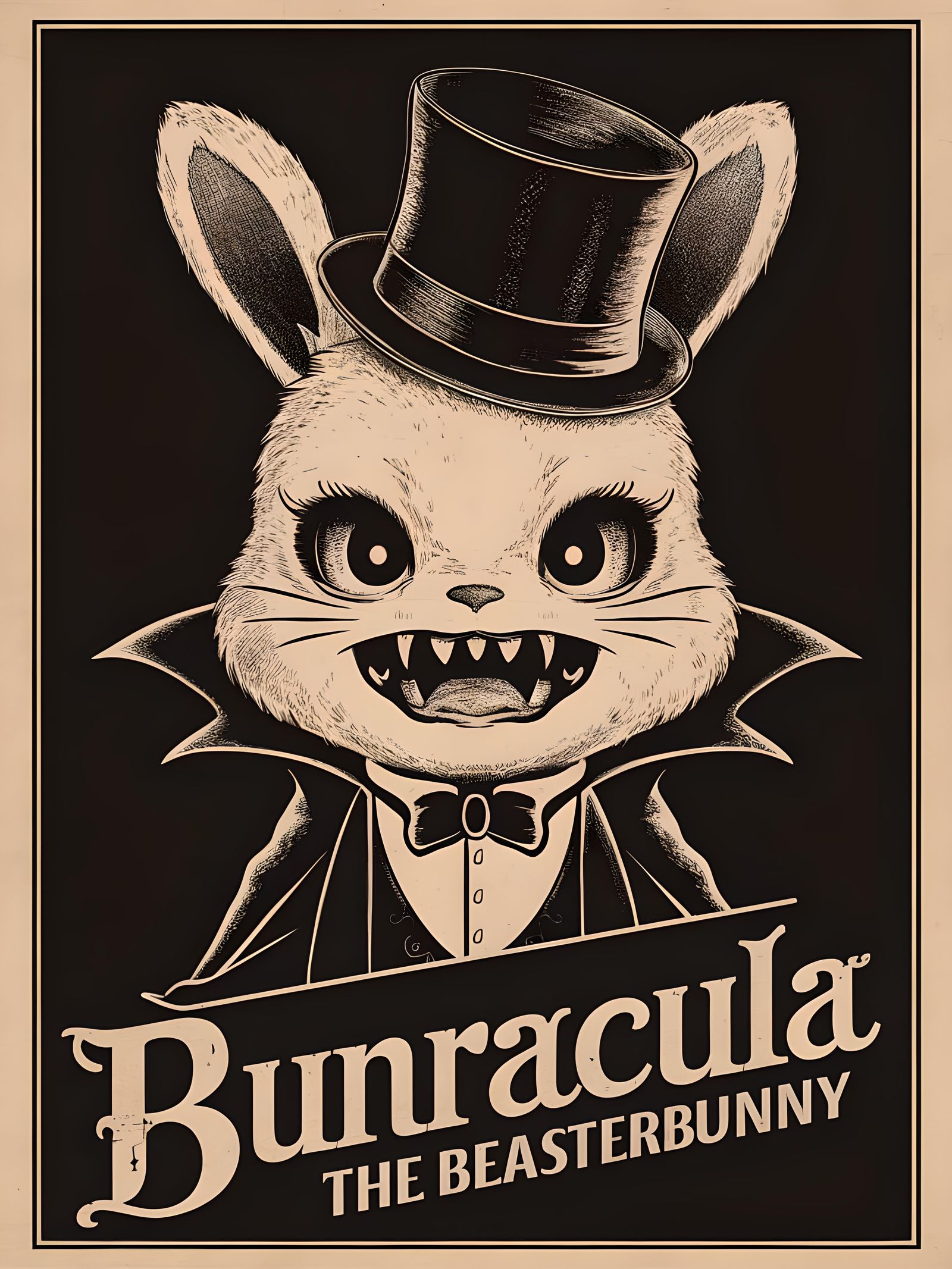 Bunracula the Beasterbunny: Vintage Movie Poster