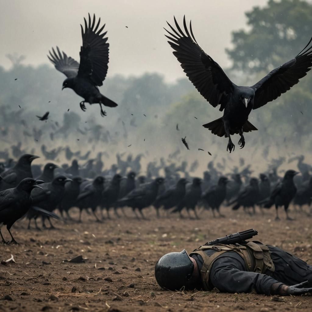 Birds Over Battlefield: A Dark Omen