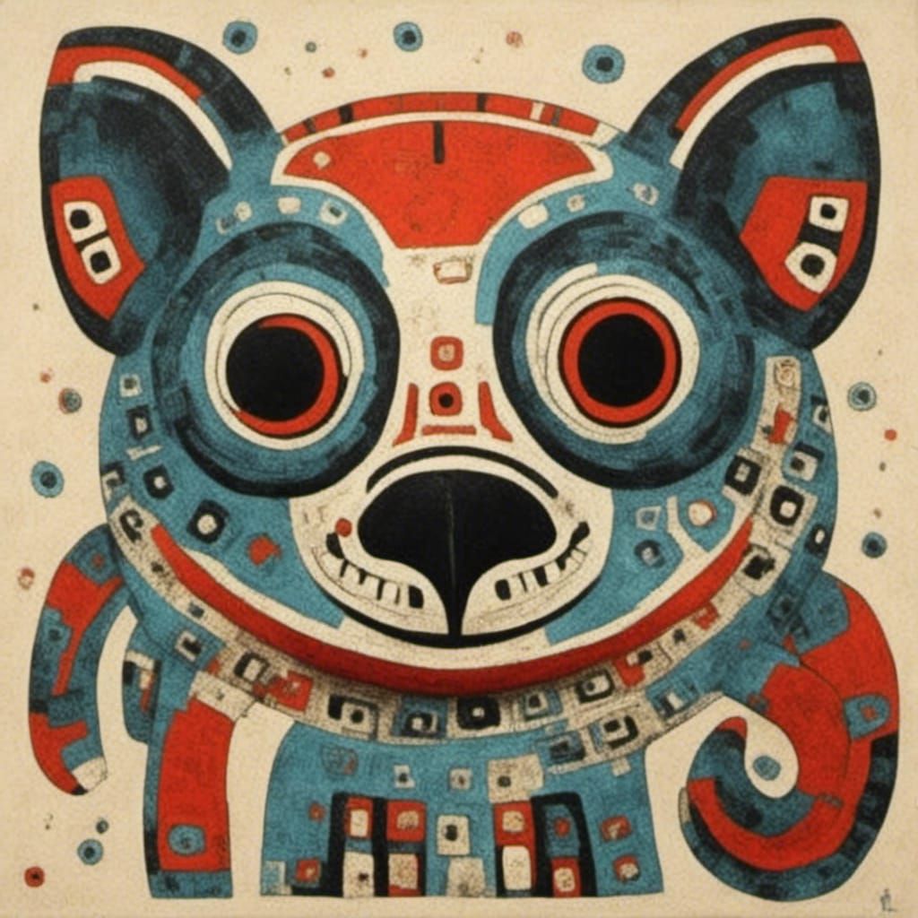 Dubuffet Dolls Meet Haida Style in AI Art