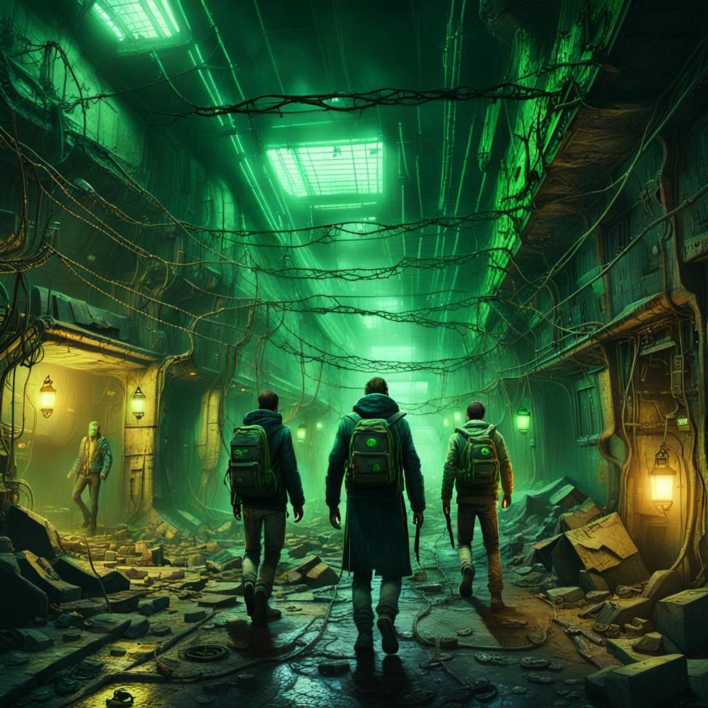 Dystopian Bunker City: A Matte Painting in Unreal Engine