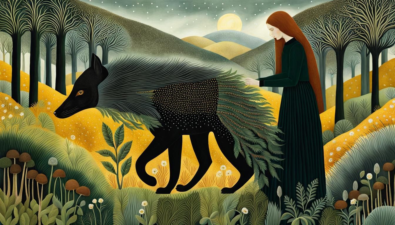 Mythical Creatures in Surreal Digital Art Collage