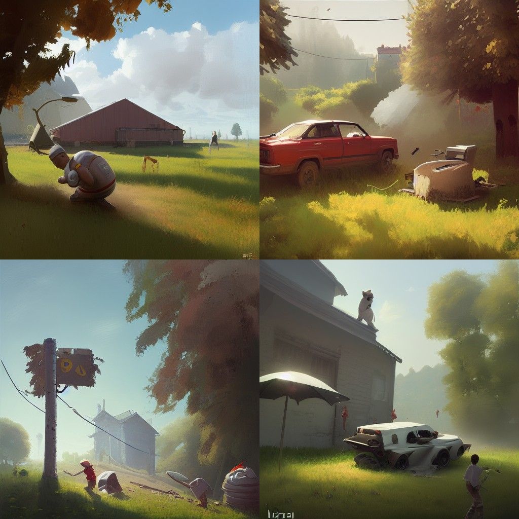 Artwork in Style of Michal Lisowski