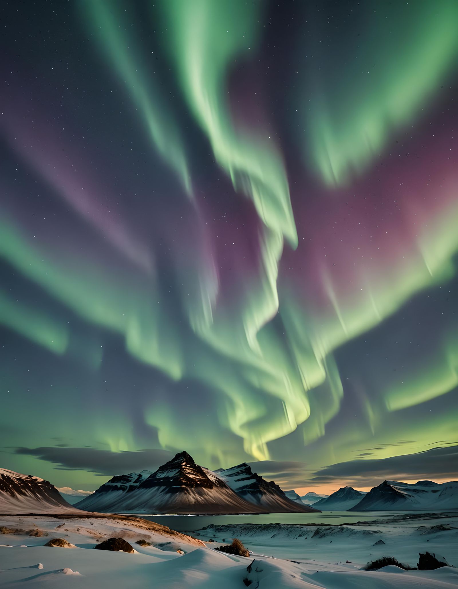 Breathtaking Northern Lights Display in Iceland