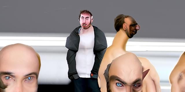 Amalgamation of Five Figures: Digital Art