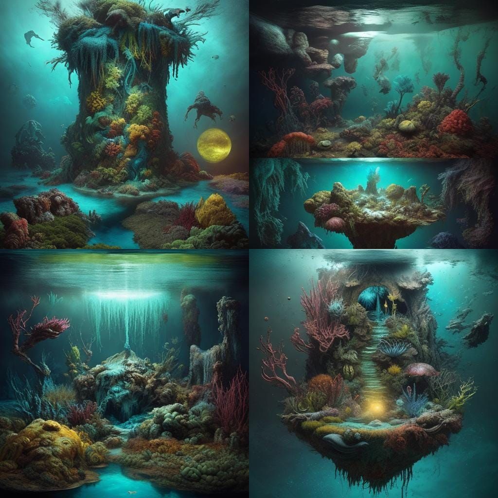 Surreal Underwater Ecosystem—RPGv5