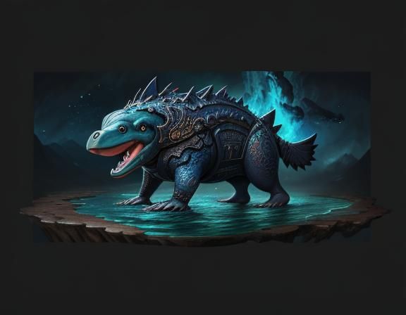 Anime Platypus Fantasy Concept Art