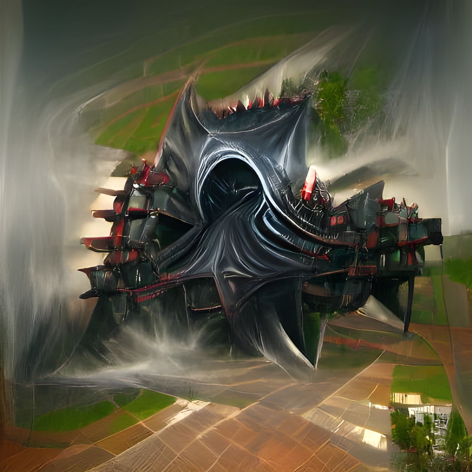 Sinister Oblivion Tornado as Digital Painting