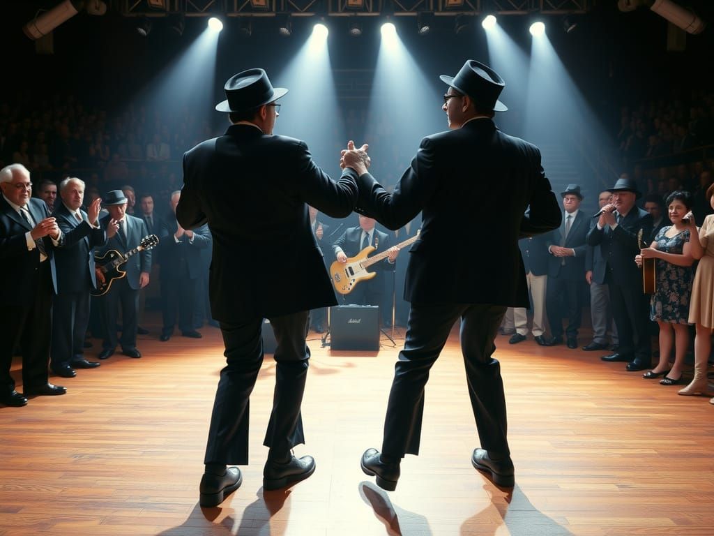 Blues Brothers Performing Live in Concert