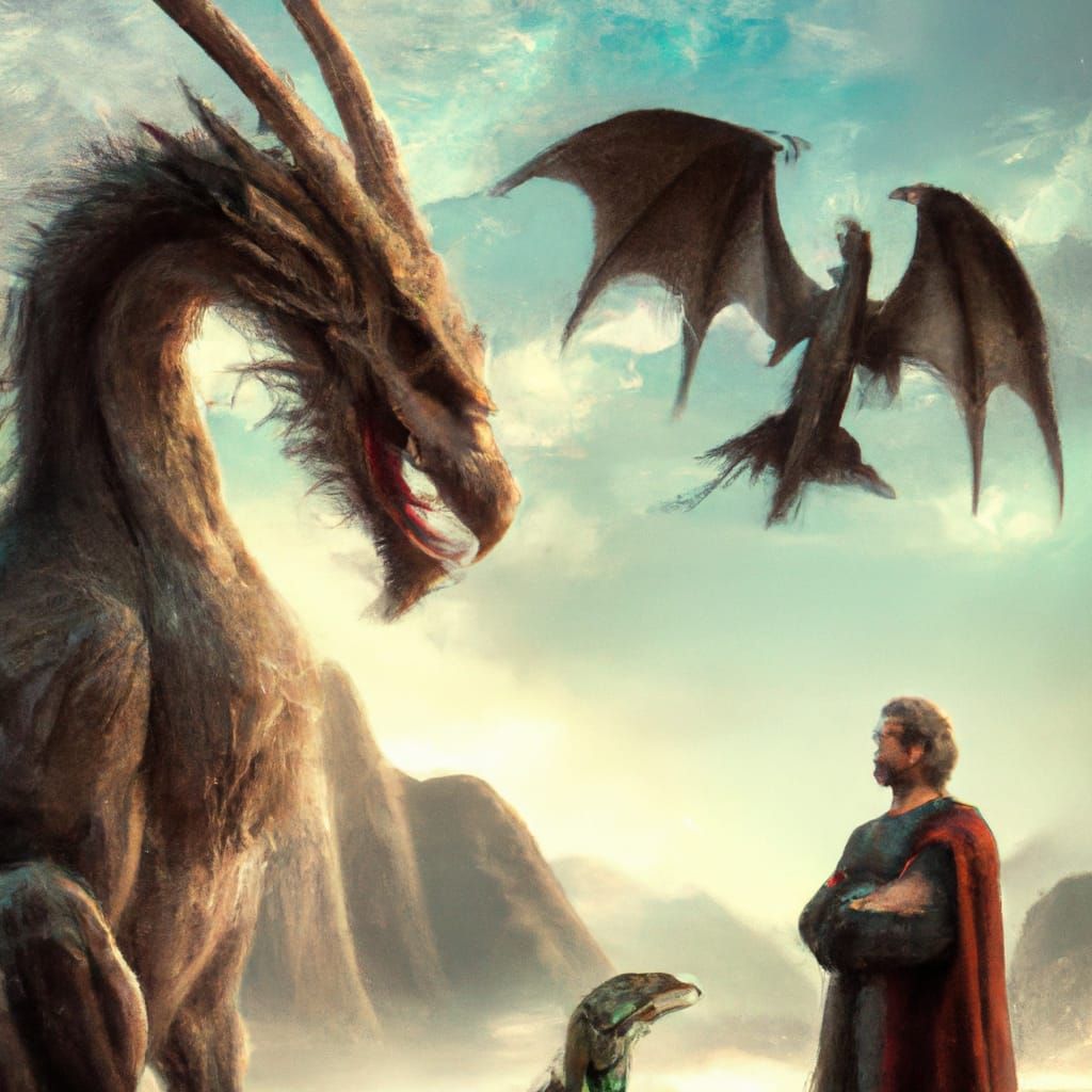 Merlin and Dragons: Epic Cinematic Digital Matte Painting