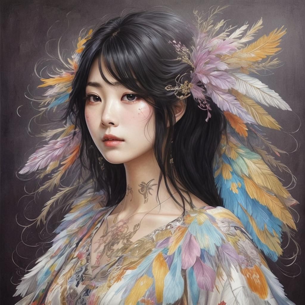 Nozomi Sasaki in Cyberpunk Cityscape