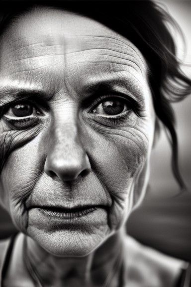 Intimate Portrait of Janet in Street Photography Style