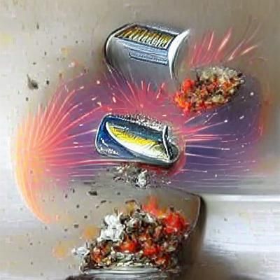 Exploding Sardine Can: Abstract Chaos