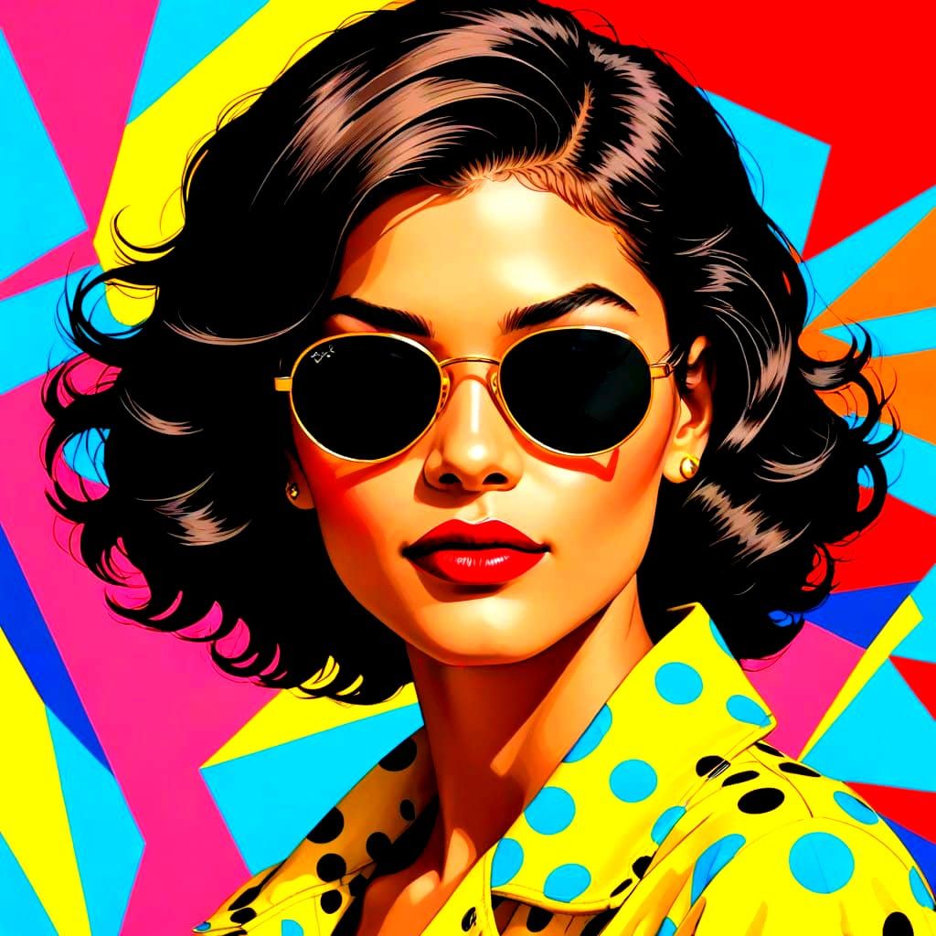 A Pop Icon in Warhol's Signature Style