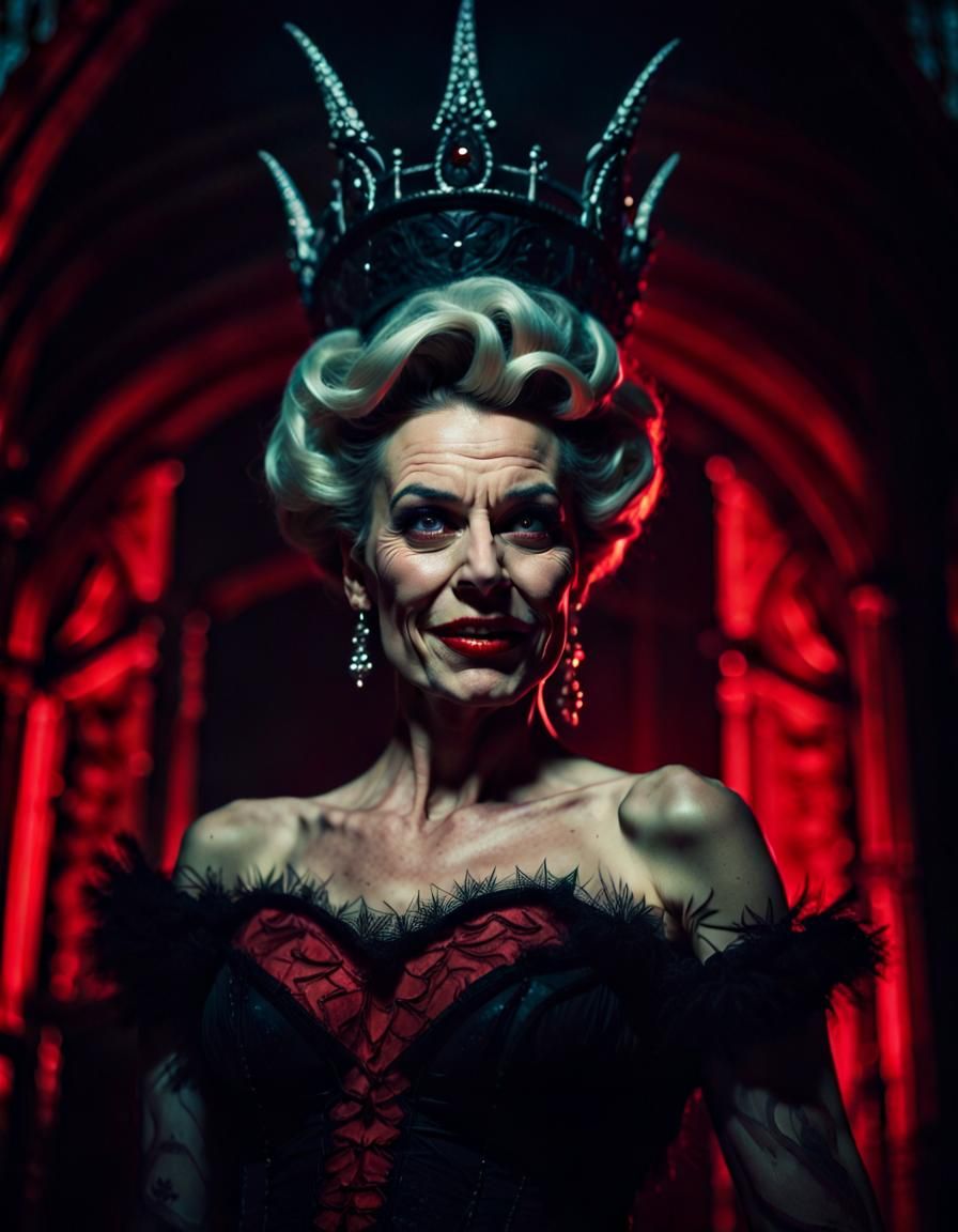 Evil Stepmother Portrait with Cinematic Lighting