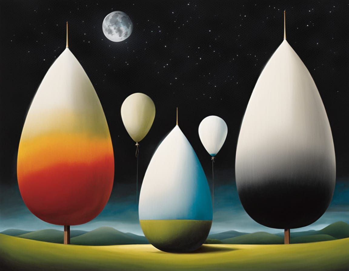 Abstract Figures in Vibrant Colors