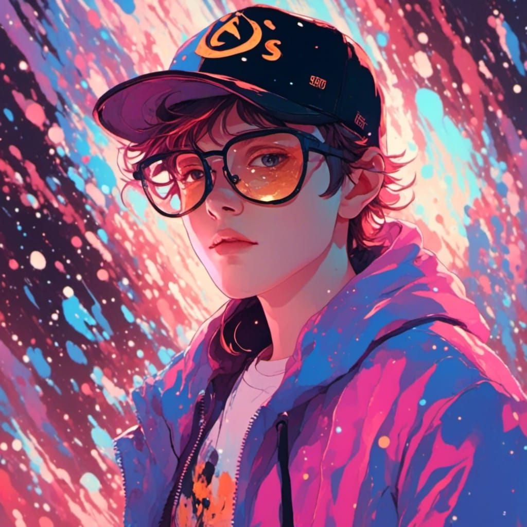 Stylish Teen Portrait with Baseball Cap