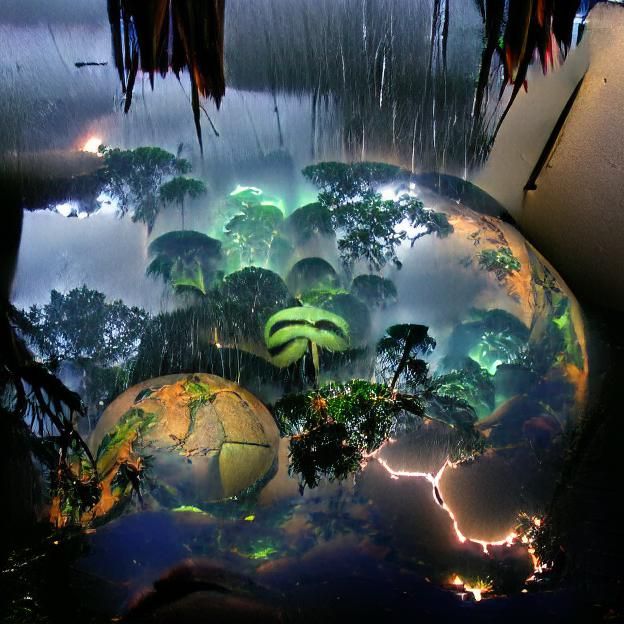 Rainforest Thunderstorm: A World of Natural Wonder