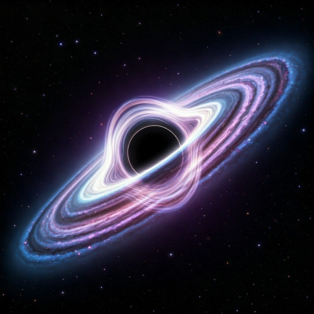 Majestic Galaxy M87 with Supermassive Black Hole