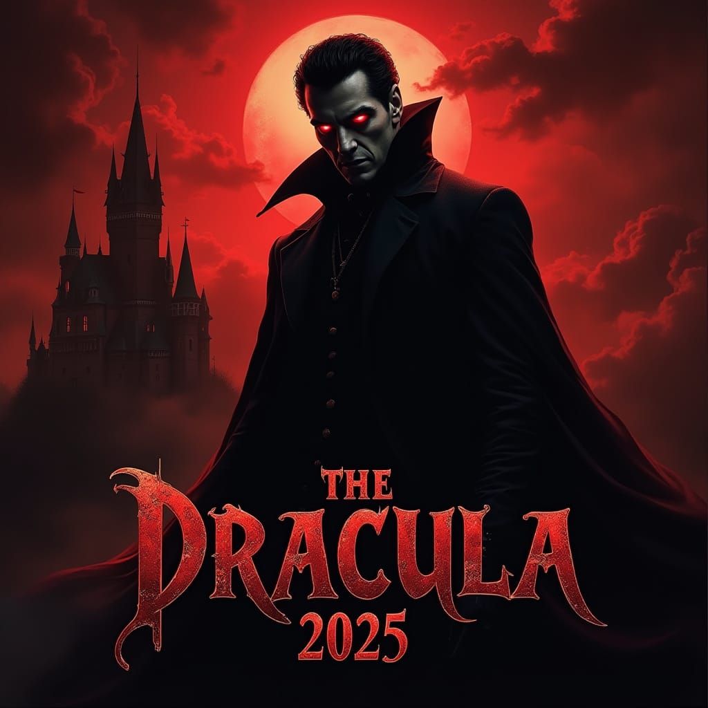Dracula 2025 Movie Poster: Menacing Gothic Horror