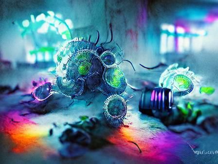 AI Generated Image of a Virus