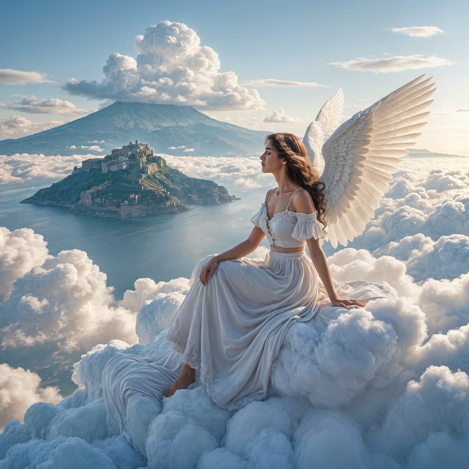 Angel Over Sicily, Michelangelo Style