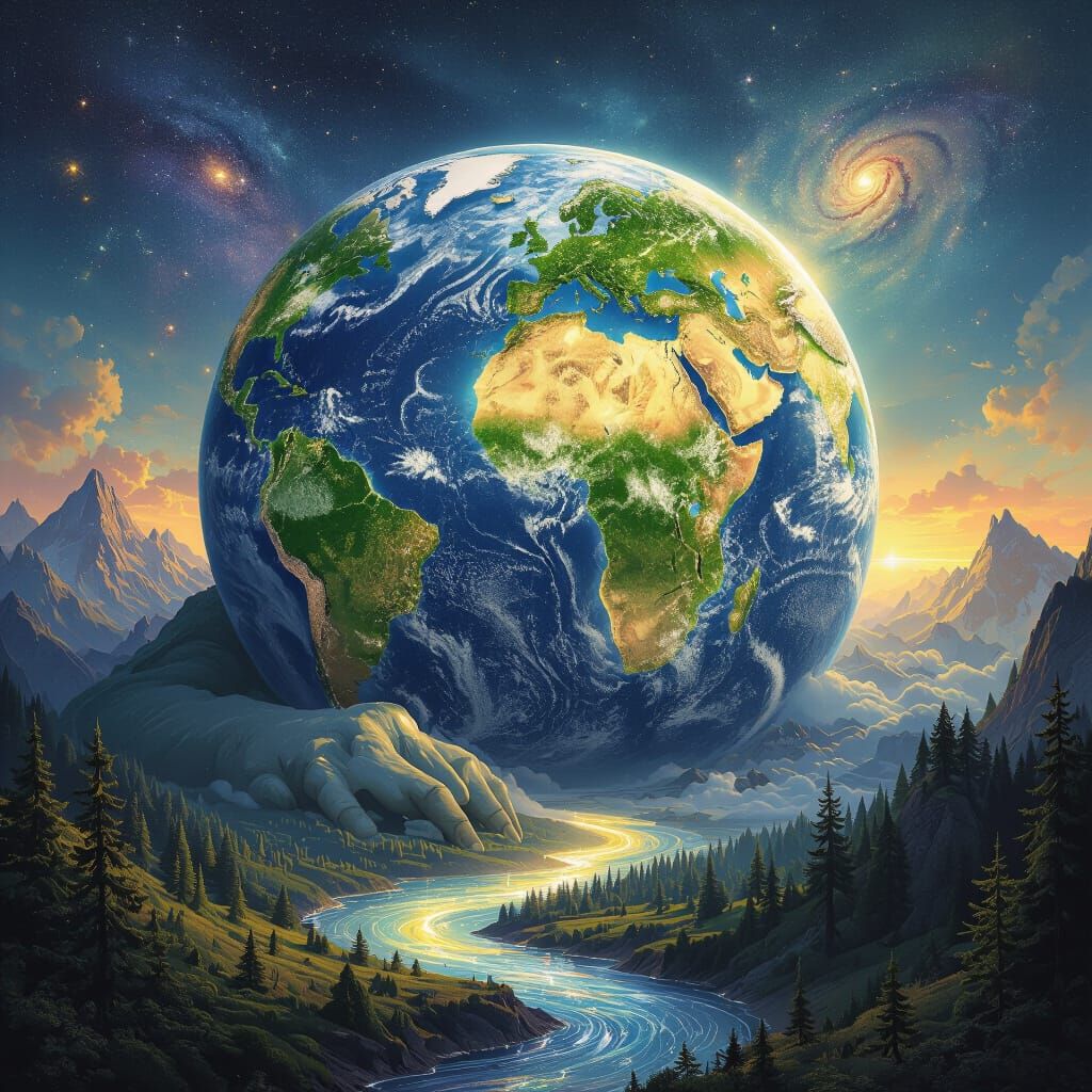 Planet Earth as a Living Entity in Cosmic Void