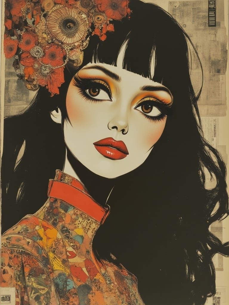 Carmen Dell’Orrifice in Magical Realism Style