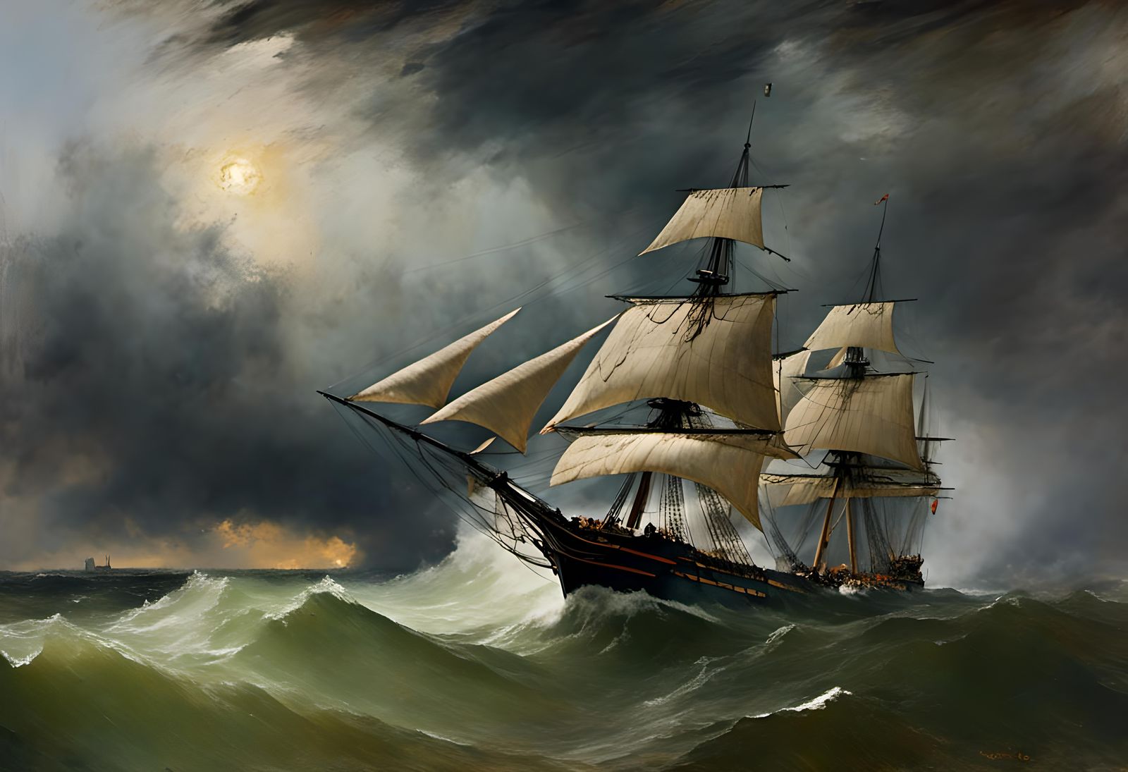 1799, The USS Chesapeake was a 38-gun wooden-hulled heavy fr...