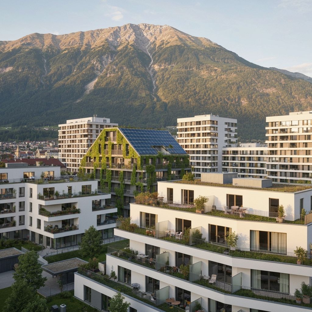 Sustainable Innsbruck: Social Housing in Parametric Style