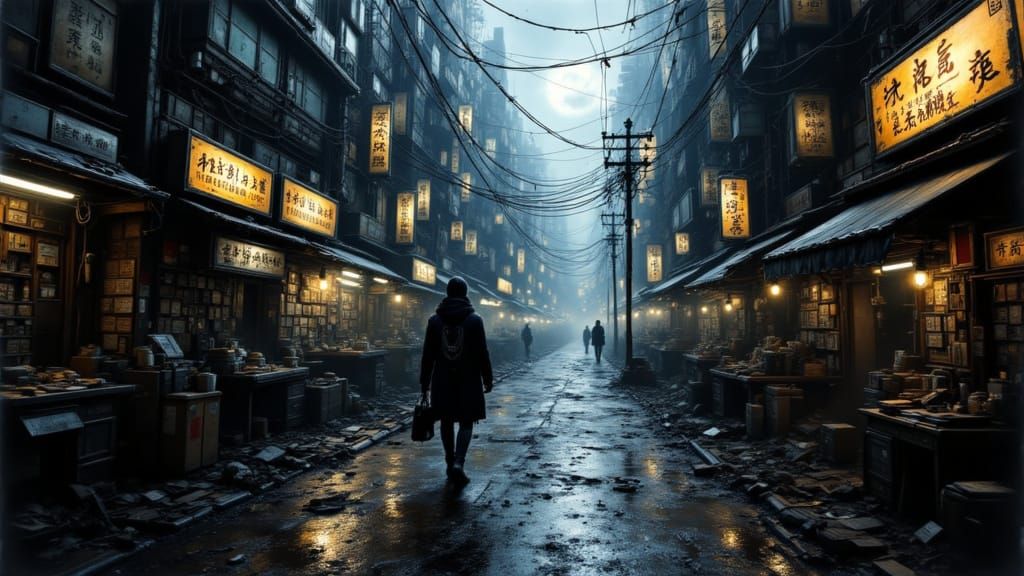 Post-Apocalyptic Tokyo in Dark Realism