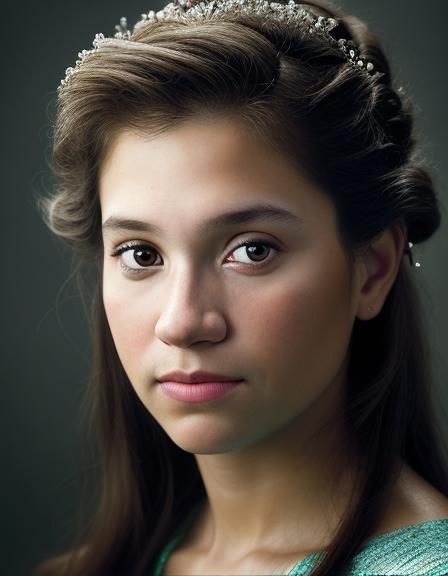 Princess Portrait in Professional Photography Style