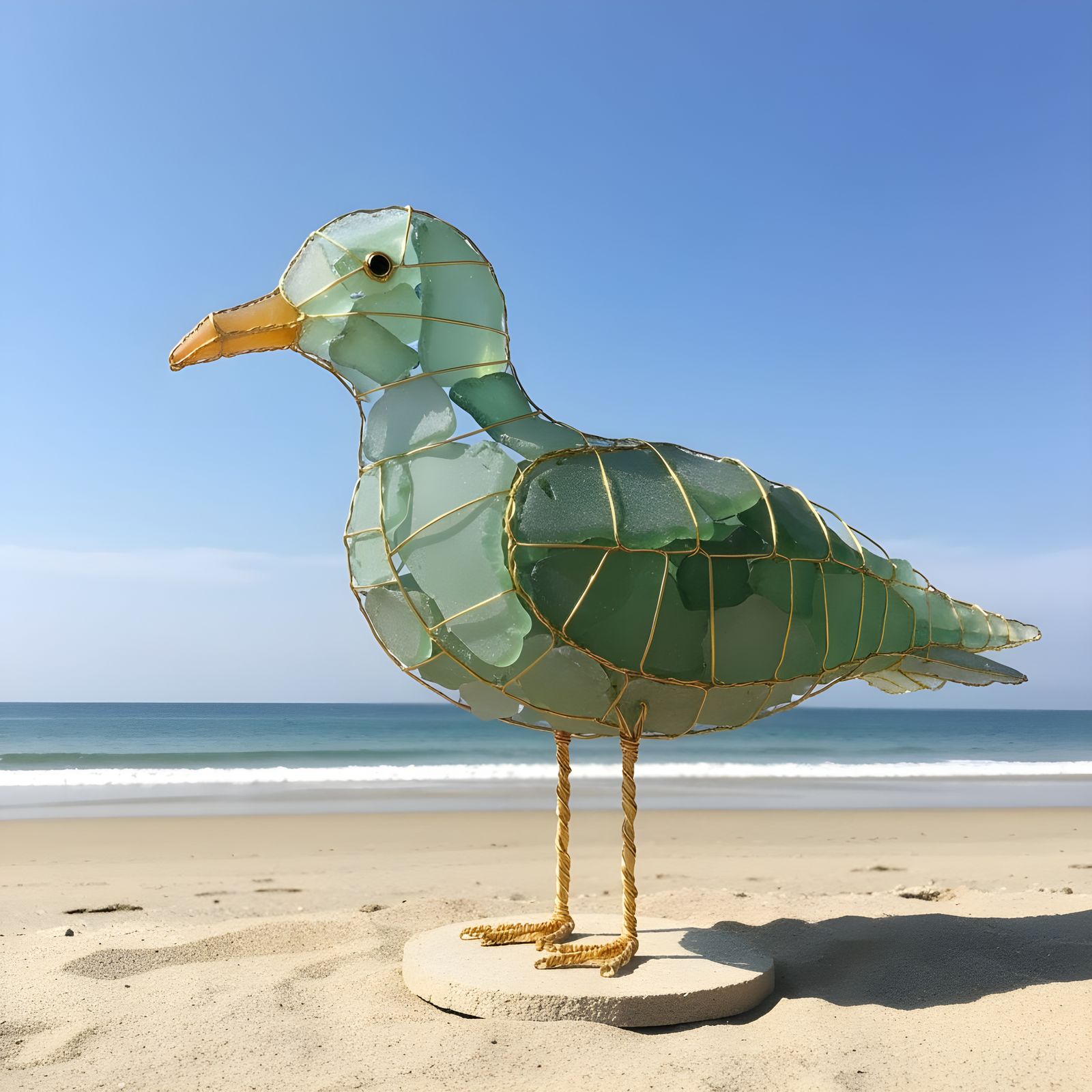 Sea Glass Seagull